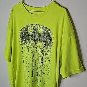 Batman XL bright yellow short sleeve shirt